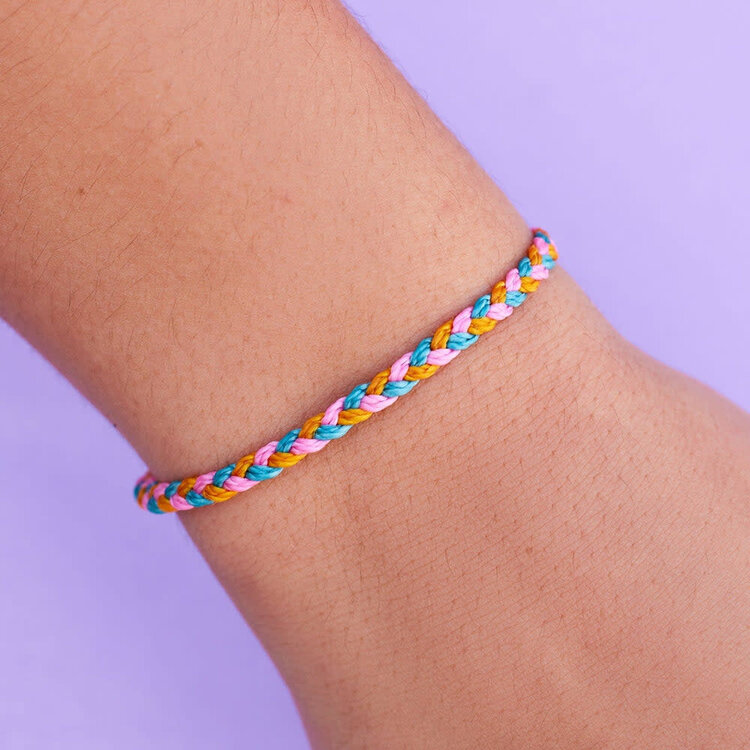 Pura Vida Pura Vida Mini Braided Multi | Tropic