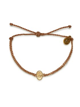 Pura Vida Pura Vida Montauk Wave Gold Charm Bracelet | Almond