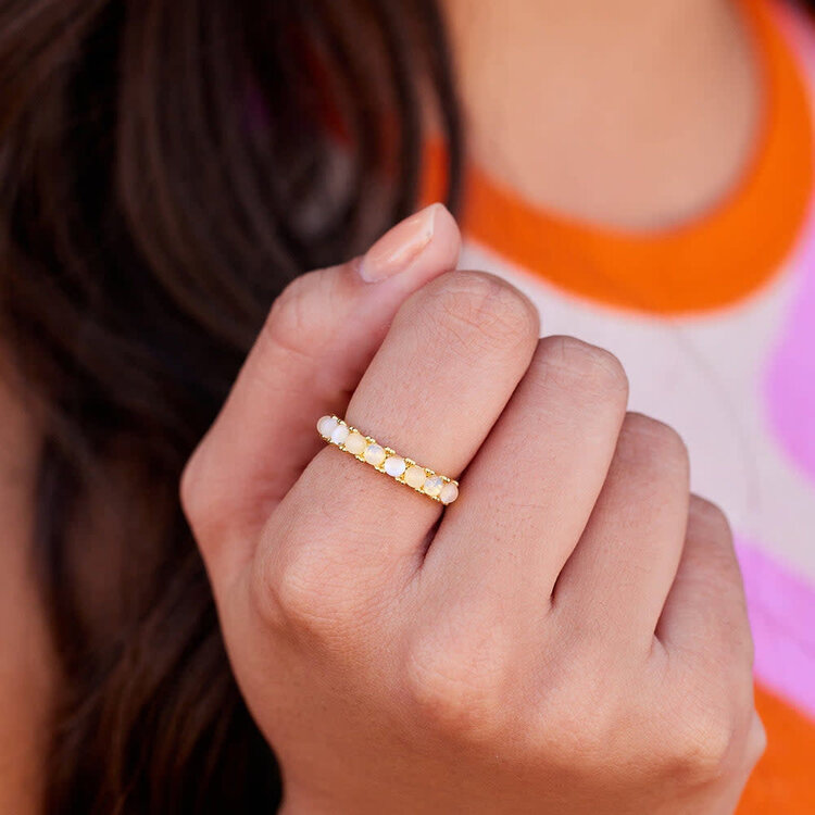 Pura Vida Pura Vida Ombre Stone Ring | Gold