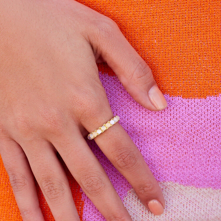 Pura Vida Pura Vida Ombre Stone Ring | Gold
