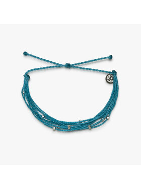 Pura Vida Pura Vida Silver Malibu Bracelet | Pacific Blue
