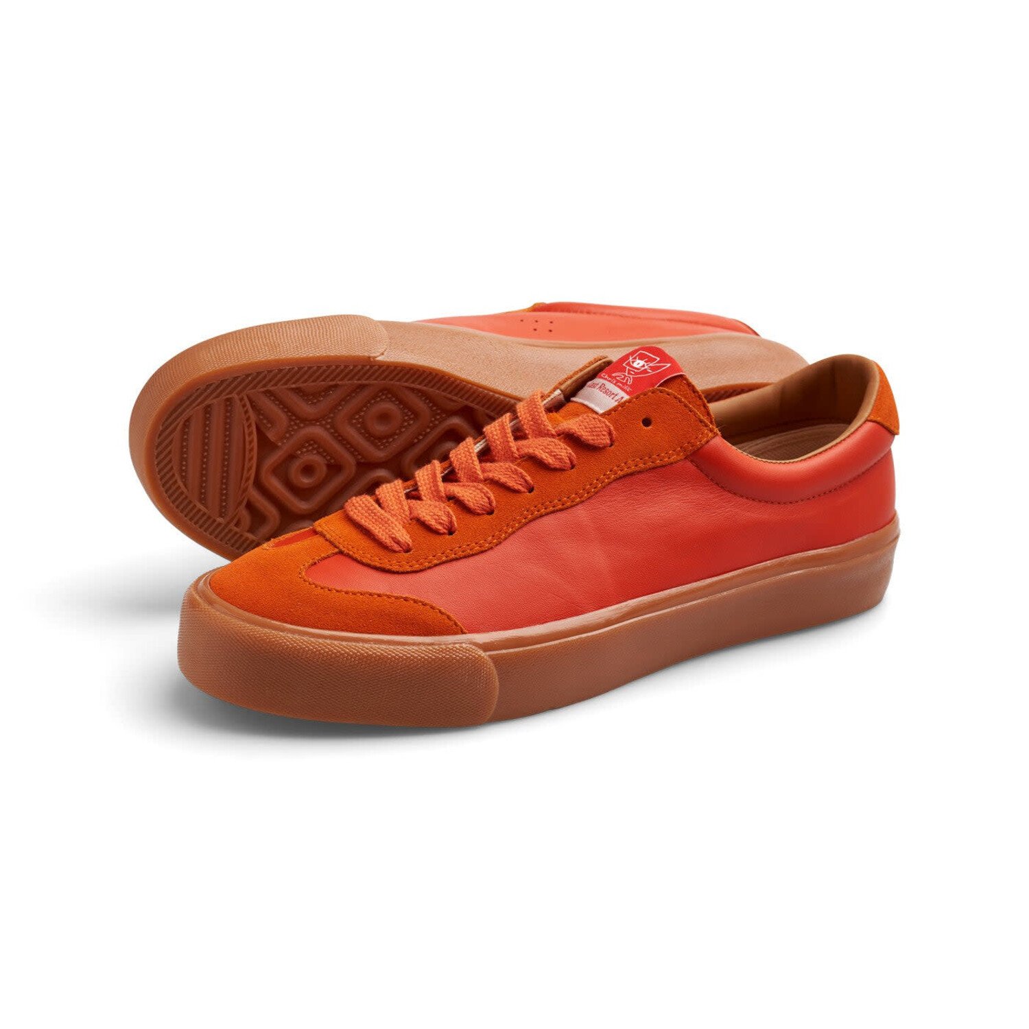 Last Resort AB Last Resort Milic Leather/Suede Lo (Mens) | Duo Orange/Gum