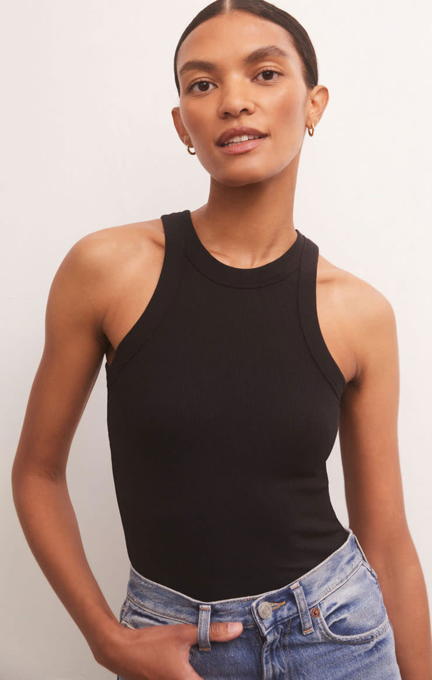 Forever Favorite Ivory Ribbed Tank Top, 56% OFF