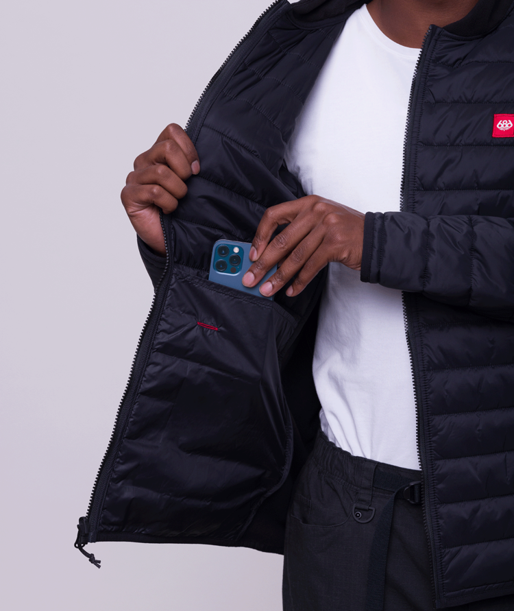 686 686 Thermal Puff Jacket 2026 (Mens) | Black