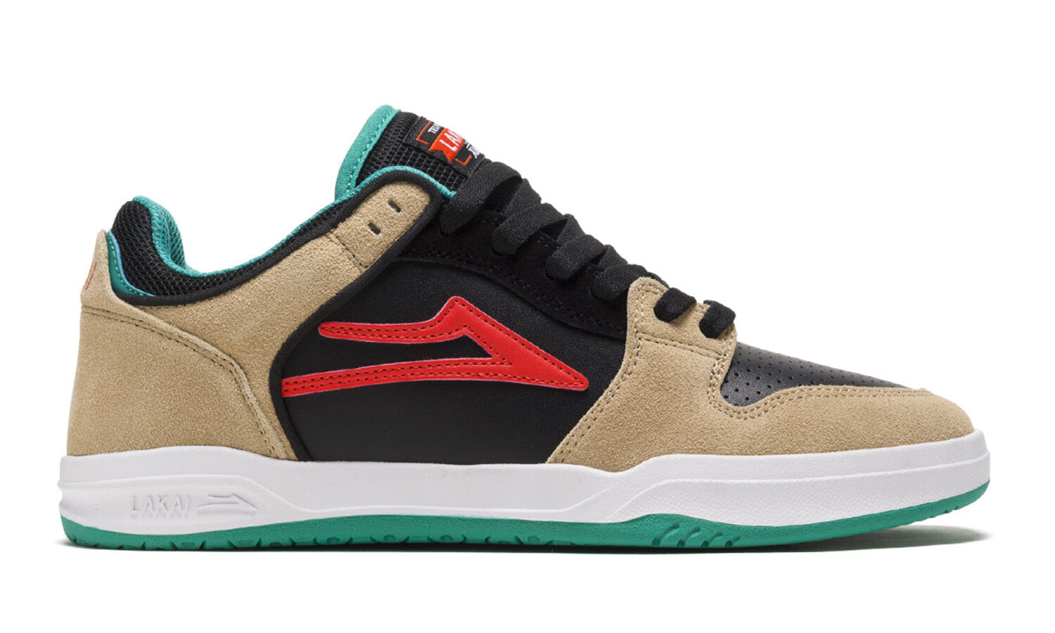 Lakai Telford Low (Mens) | Tan/Black Suede - The Drop Rideshop