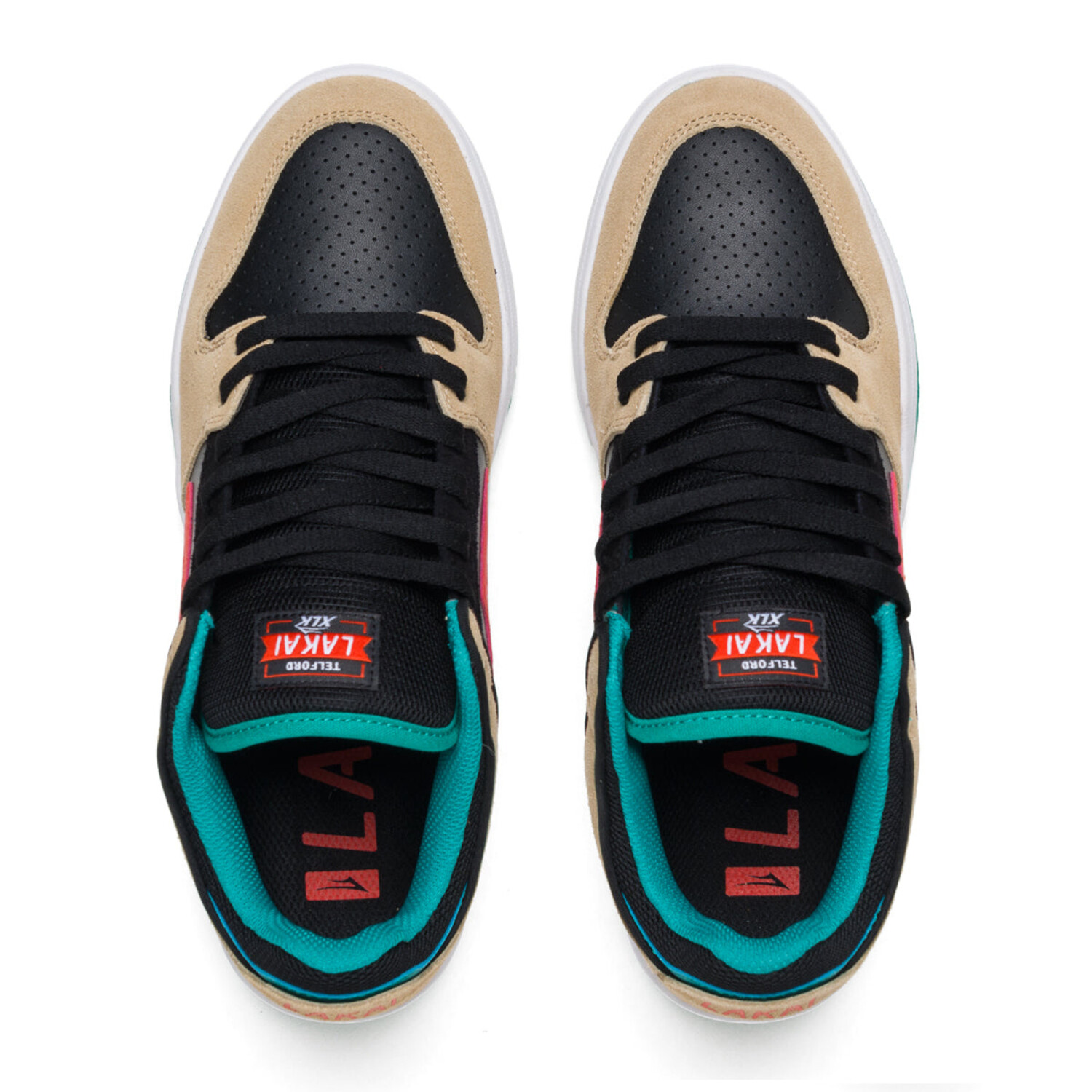 Lakai Telford Low (Mens) | Tan/Black Suede - The Drop Rideshop