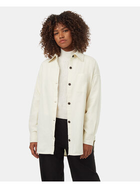 Tentree Tentree Womens Kapok Flannel Shirt | Vintage White