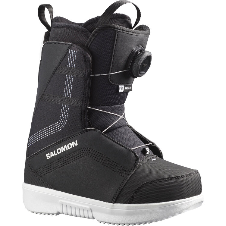Salomon Salomon Project Boa Boots (Youth) 2026 | Black/Black/White