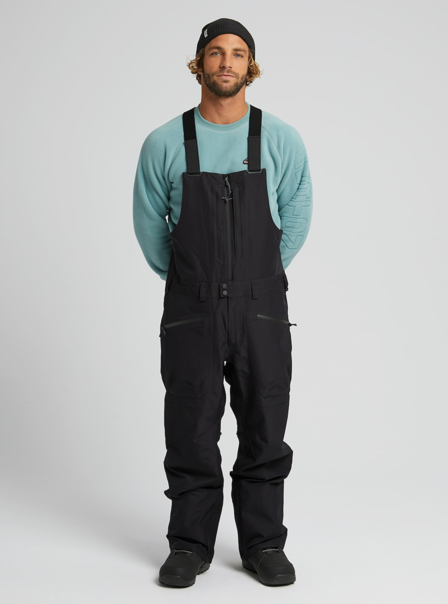 tomo　Men's Burton Reserve GORE-TEX BURTON MEN'S GORE‑TEX RESERVE BIB PANT | TRUE BLACK - The Drop