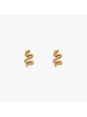 Pura Vida Pura Vida Snake Stud Earrings | Gold