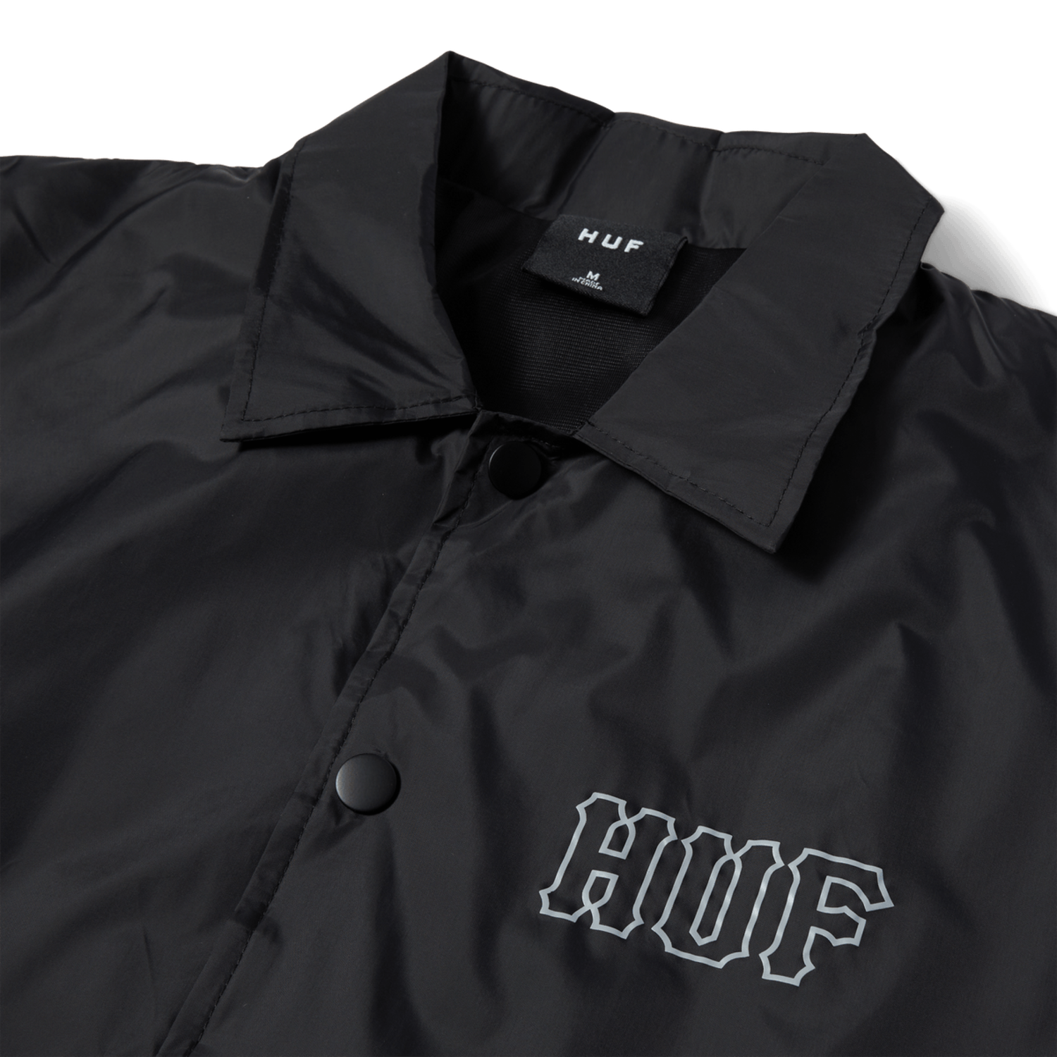 Huf Set H Coaches Jacket | Black - S3 Boardshop