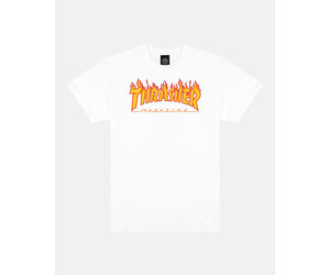 Thrasher flame store t shirt