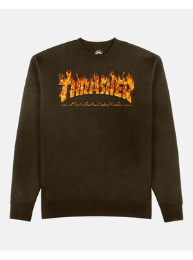 Thrasher Thrasher Inferno Crewneck | Dark Chocolate
