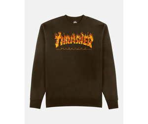 Thrasher Thrasher Inferno Crewneck Dark Chocolate