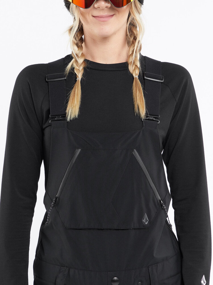 Volcom Volcom Womens Elm Stretch Gore Bib Overall 2026 | Black