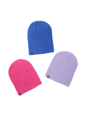 Burton Burton Youth Recycled Dnd Beanie 3 Pk W24 | Amparo Blue/Supernova/Fuchsia Fusion