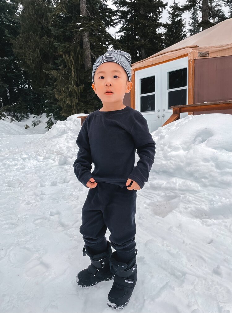 Burton Burton Toddler Fleece Base Layer Set 2026 | True Black