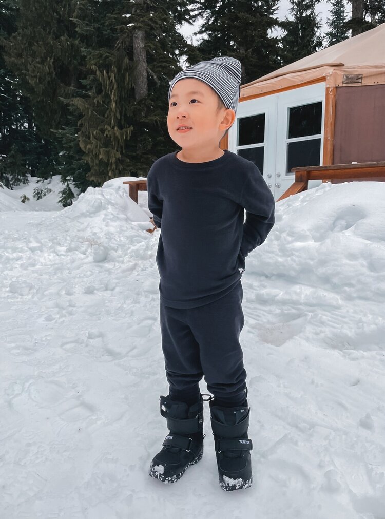 Burton Burton Toddler Fleece Base Layer Set 2026 | True Black