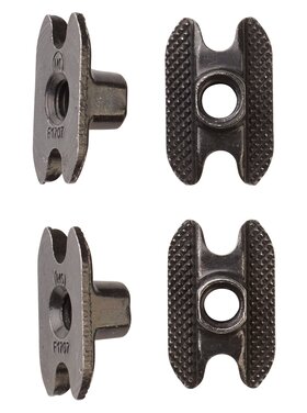 Burton Burton M6 Channel Inserts — 4 Pack | Black