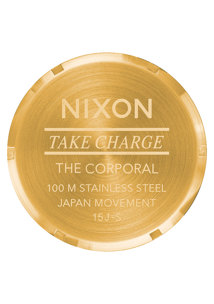Nixon Nixon Corporal Stainless Steel | All Gold