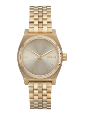 Nixon Nixon Medium Time Teller | Light Gold/Vintage White