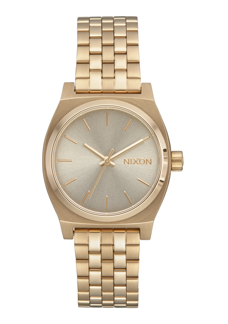 Nixon Nixon Medium Time Teller | Light Gold/Vintage White