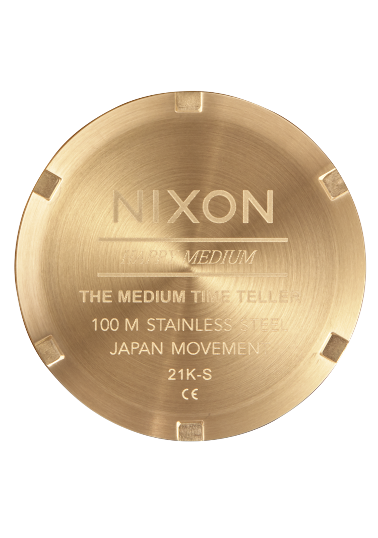 Nixon Nixon Medium Time Teller | Light Gold/Vintage White