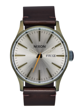 Nixon Nixon Sentry Leather | Vintage White/Surplus