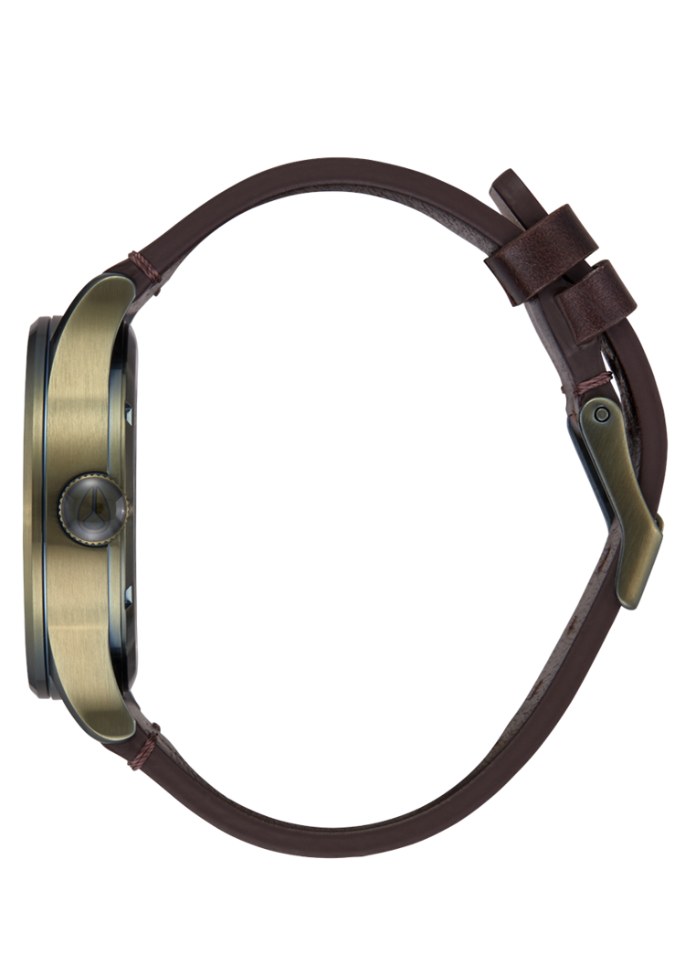 Nixon Nixon Sentry Leather | Vintage White/Surplus