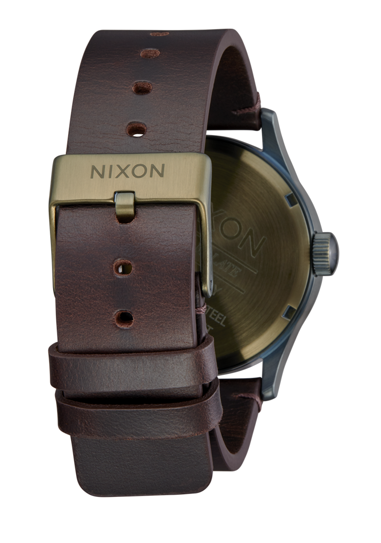 Nixon Nixon Sentry Leather | Vintage White/Surplus