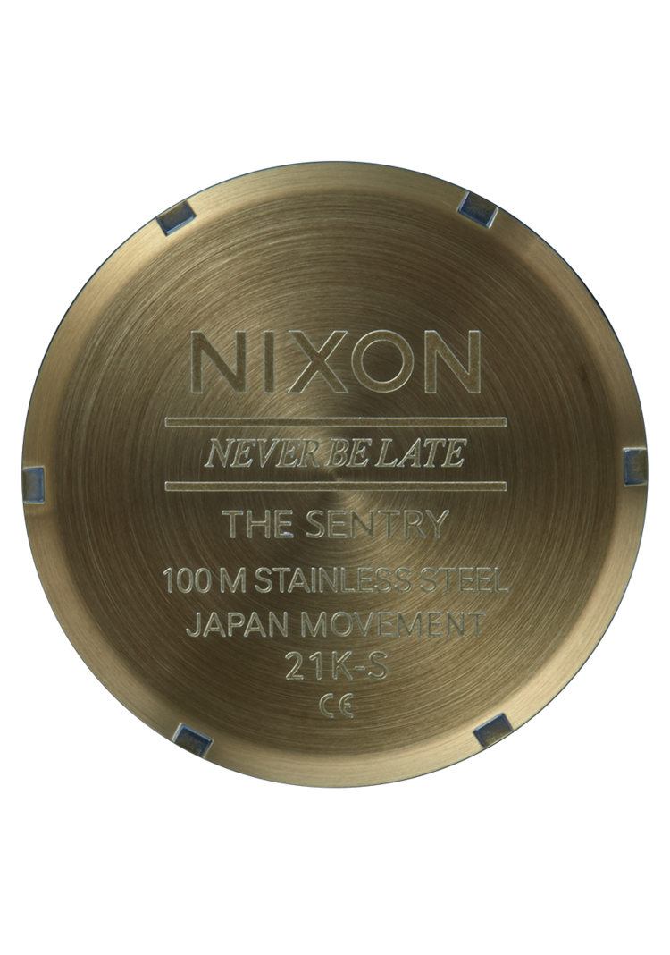 Nixon Nixon Sentry Leather | Vintage White/Surplus