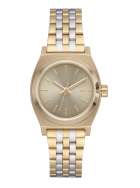 Nixon Nixon Small Time Teller | Lt Gold/Silver/Vintage White