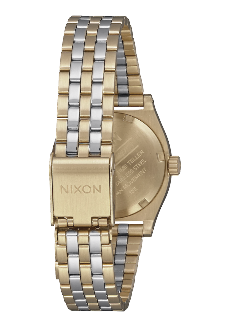 Nixon Nixon Small Time Teller | Lt Gold/Silver/Vintage White