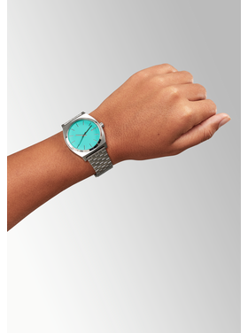 Nixon Nixon Time Teller | Silver/Turquoise