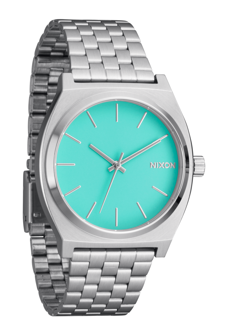 Nixon Nixon Time Teller | Silver/Turquoise
