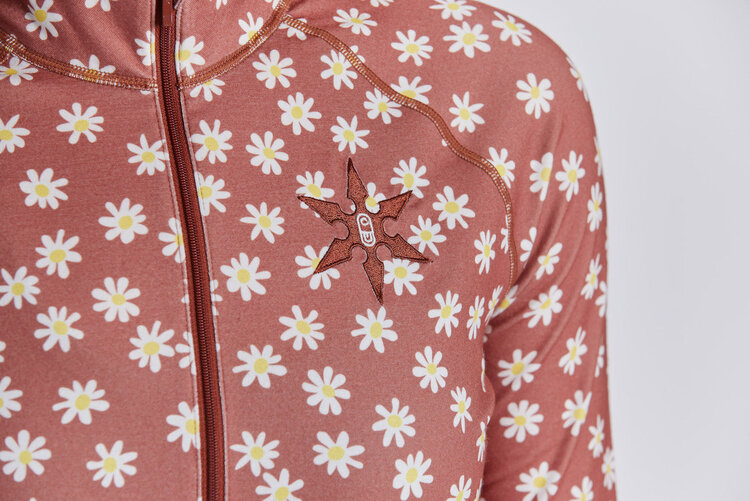 Airblaster Airblaster Womens Hoodless Ninja Suit W24 | Rust Daisy