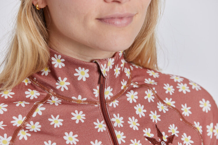 Airblaster Airblaster Womens Hoodless Ninja Suit W24 | Rust Daisy