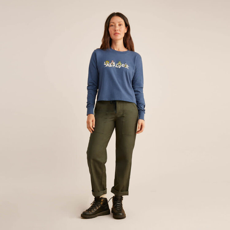 Roark Roark Womens Lady Luck Ls Tee | Deep Blue