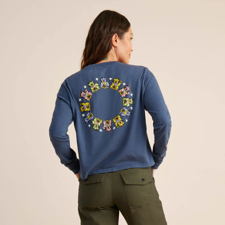 Roark Roark Womens Lady Luck Ls Tee | Deep Blue