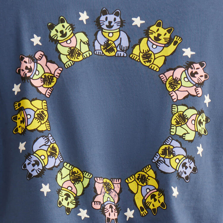 Roark Roark Womens Lady Luck Ls Tee | Deep Blue