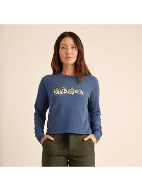 Roark Roark Womens Lady Luck Ls Tee | Deep Blue