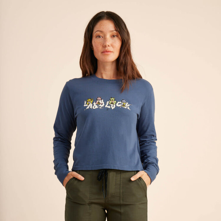 Roark Roark Womens Lady Luck Ls Tee | Deep Blue