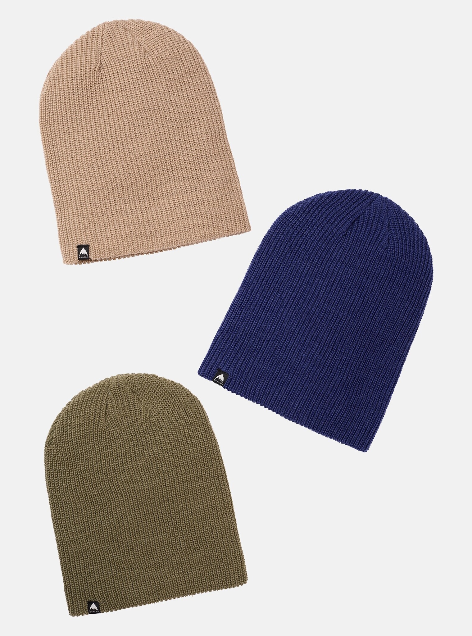 Burton Recycled Dnd Beanie 3 Pack W24 Nightfall Sandstone