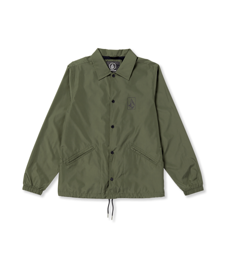 Volcom Volcom Mens Skate Vitals Coaches Jacket | Squadron Green