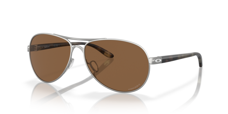 Oakley Oakley Feedback Satin Chrome | Prizm Bronze Metal