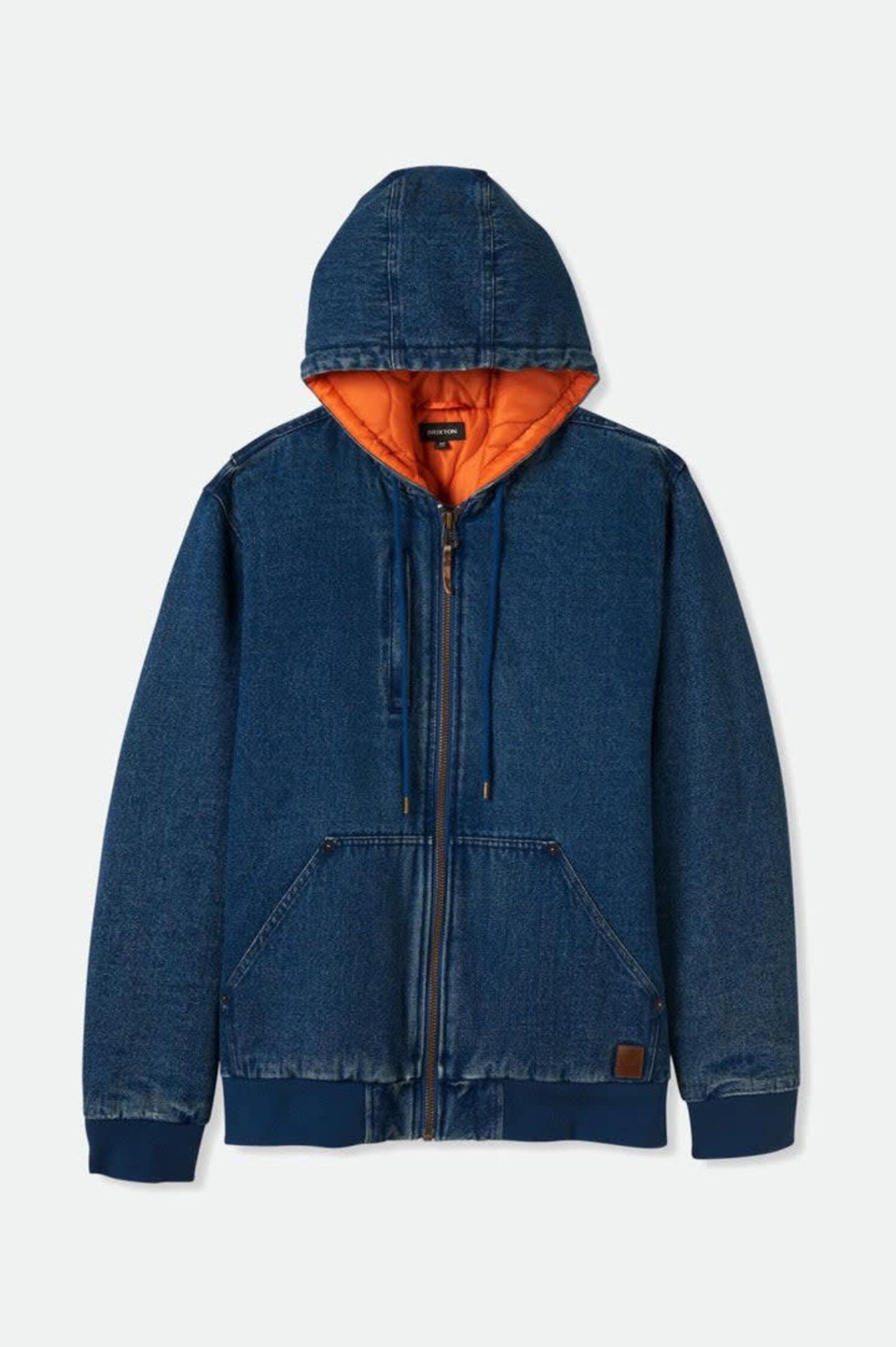 Mens Cotton Blend Fleece Gym Hoodie Zip Jacket 540 Colourblocked