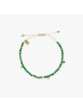 Pura Vida Pura Vida Jade Beaded String Bracelet | Gold