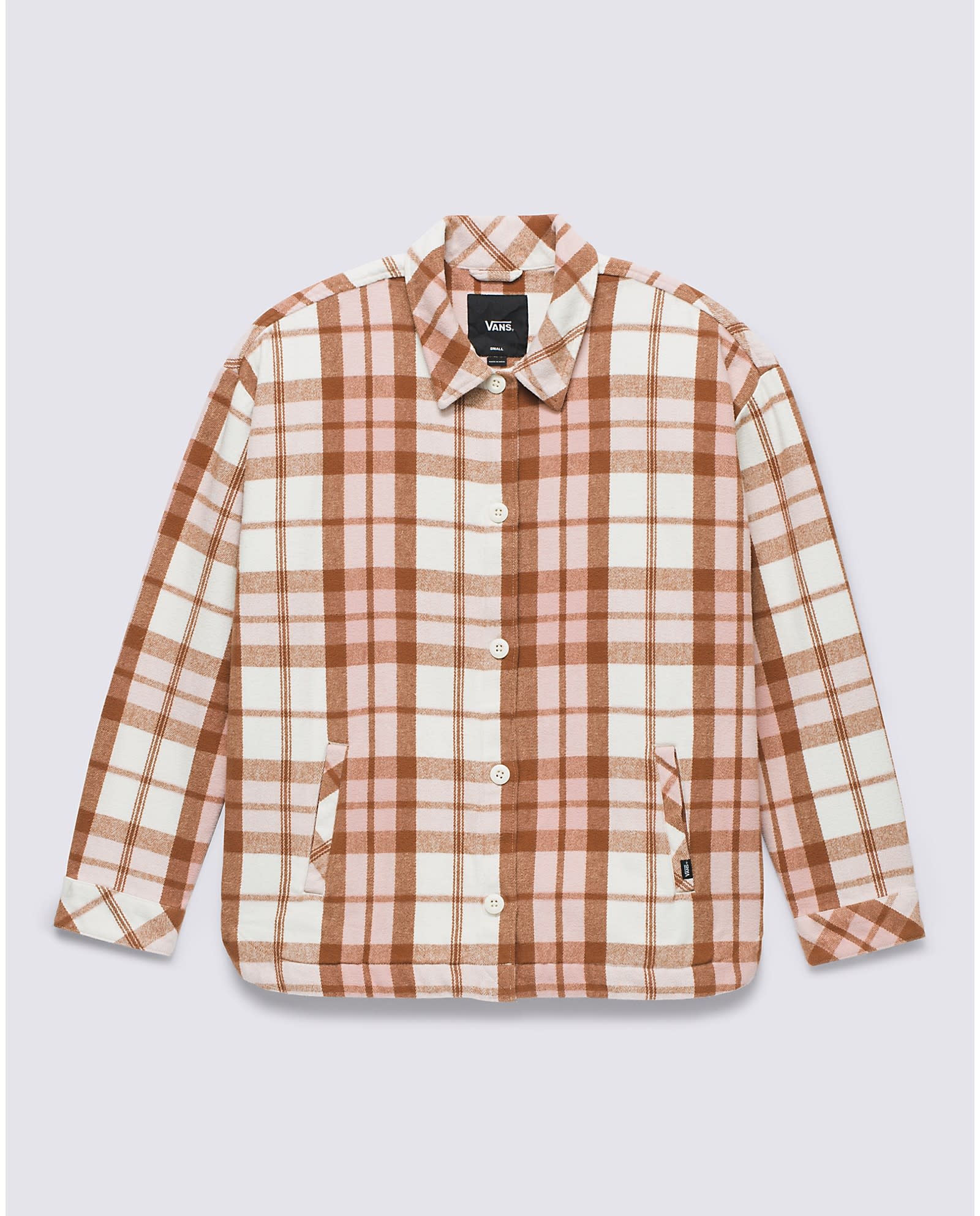 Mocha checkered vans cheap