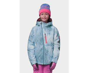 686 686 Girls Hydra Insulated Jacket W24 | Steel Blue Marble