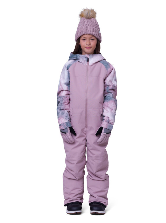 Lilgiuy Kids 2-Piece Snowsuit 2023 New Casual Solid Color
